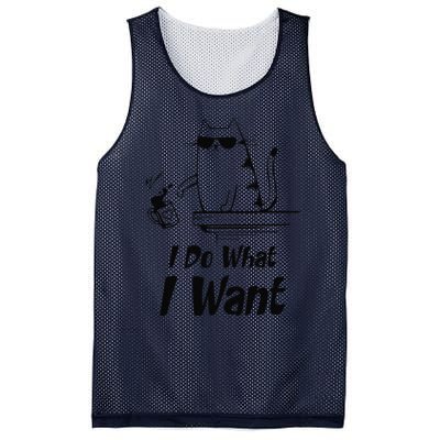 Do What I Want Black Cat Red Cup Funny Graphic Mesh Reversible Basketball Jersey Tank