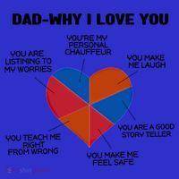 Dad Why I Love You Father Daddy Cool Gift Tall T-Shirt