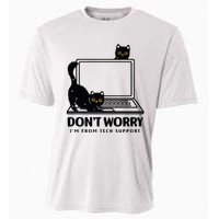 DonT Worry IM From Tech Support Cat Funny Cat Lover Cooling Performance Crew T-Shirt