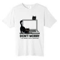 DonT Worry IM From Tech Support Cat Funny Cat Lover Tall Fusion ChromaSoft Performance T-Shirt