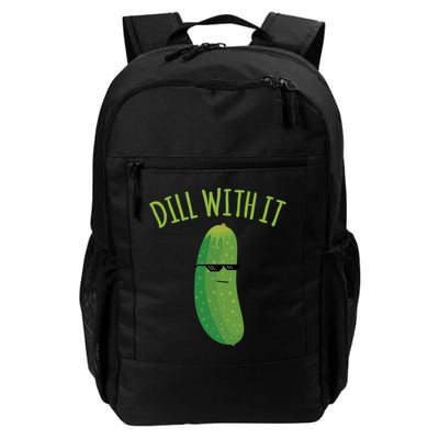 Dill With It Funny Pickle Cute Gift Backpack
