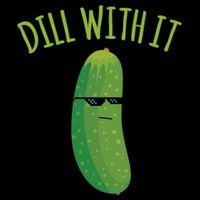 Dill With It Funny Pickle Cute Gift Mug