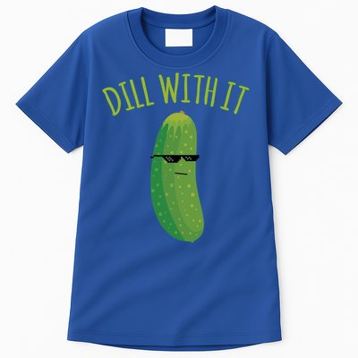 Dill With It Funny Pickle Cute Gift Tall T-Shirt
