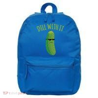 Dill With It Funny Pickle Cute Gift 16 in Basic Backpack