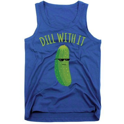 Dill With It Funny Pickle Cute Gift Tank Top
