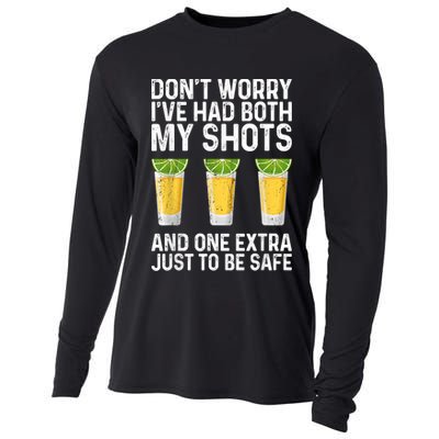 Don't Worry I've Had Both My Shots And One Extra Vaccinated Cooling Performance Long Sleeve Crew