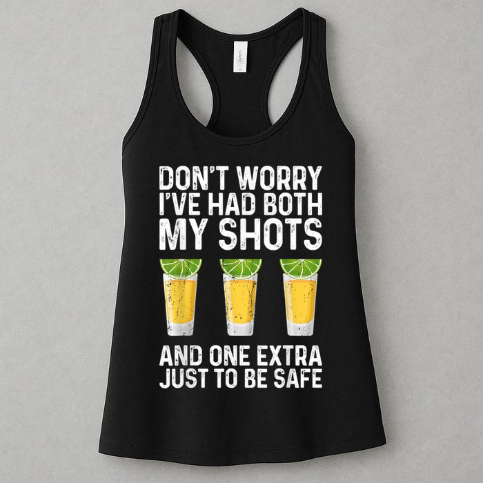 Don't Worry I've Had Both My Shots And One Extra Vaccinated Womens Tank Top