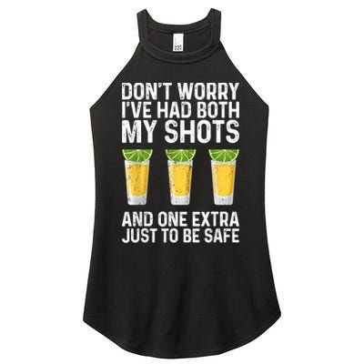 Don't Worry I've Had Both My Shots And One Extra Vaccinated Women's Perfect Tri Rocker Tank