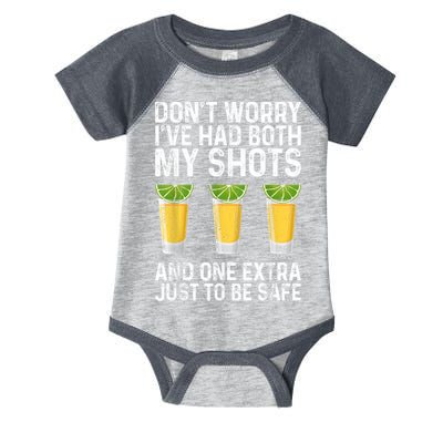 Don't Worry I've Had Both My Shots And One Extra Vaccinated Infant Baby Jersey Bodysuit
