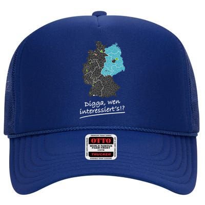 Digga Wen InteressiertS High Crown Mesh Back Trucker Hat