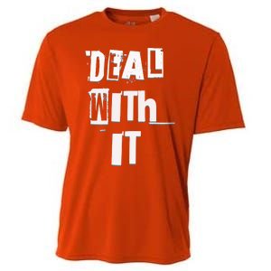 Deal With It Graffiti Streetwear Meaningful Gift Cooling Performance Crew T-Shirt