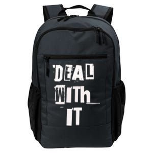 Deal With It Graffiti Streetwear Meaningful Gift Daily Commute Backpack