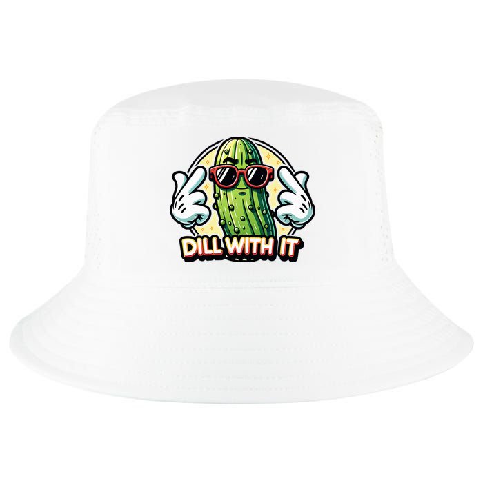 Dill With It Funny Pickle Vegetable Pun Cool Comfort Performance Bucket Hat