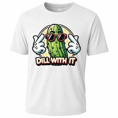 Dill With It Funny Pickle Vegetable Pun Performance Shirt