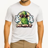 Dill With It Funny Pickle Vegetable Pun Cooling Performance Crew T-Shirt