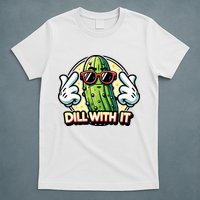 Dill With It Funny Pickle Vegetable Pun T-Shirt