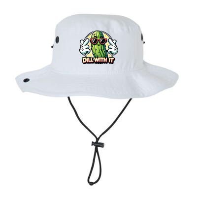 Dill With It Funny Pickle Vegetable Pun Bucket Hat