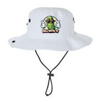 Dill With It Funny Pickle Vegetable Pun Bucket Hat