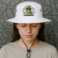 Dill With It Funny Pickle Vegetable Pun Bucket Hat