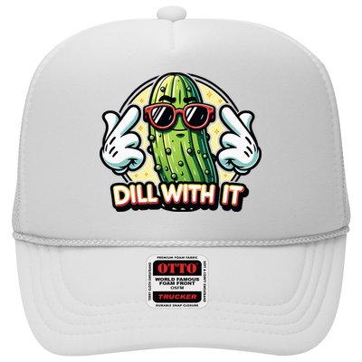 Dill With It Funny Pickle Vegetable Pun Trucker Hat