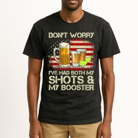Don't Worry I've Had Both My Shots And Booster American Flag Tall T-Shirt
