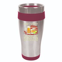 Don't Worry I've Had Both My Shots And Booster American Flag 16oz Travel Tumbler