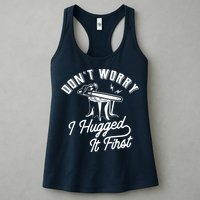 Don't Worry I Hugged It First Lumberjack Chainsaw Womens Tank Top