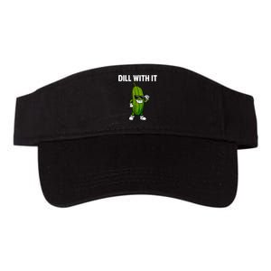 Dill With It Funny For Pickles Lover Valucap Bio-Washed Visor