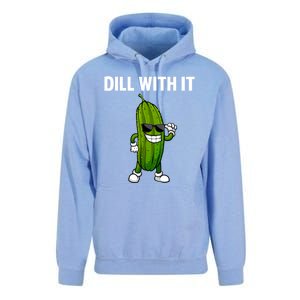 Dill With It Funny For Pickles Lover Unisex Surf Hoodie