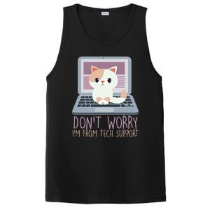 Don't Worry I'm From Tech Support Computer Cat PosiCharge Competitor Tank