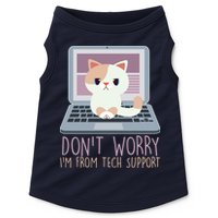 Don't Worry I'm From Tech Support Computer Cat Doggie Tank