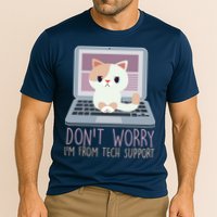 Don't Worry I'm From Tech Support Computer Cat Performance Shirt