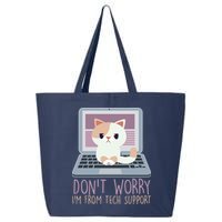 Don't Worry I'm From Tech Support Computer Cat 25L Jumbo Tote
