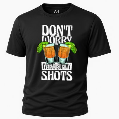 Don't Worry I Had Both My Shots Funny Tequila Drinking Performance Shirt