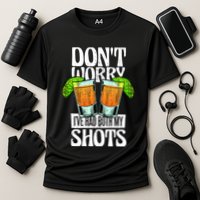 Don't Worry I Had Both My Shots Funny Tequila Drinking Performance Shirt