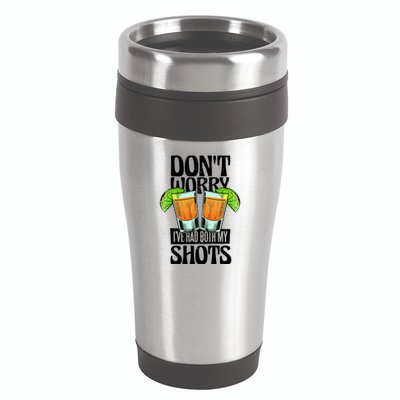 Don't Worry I Had Both My Shots Funny Tequila Drinking 16oz Travel Tumbler