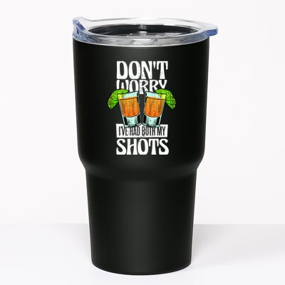 Don't Worry I Had Both My Shots Funny Tequila Drinking Tumbler
