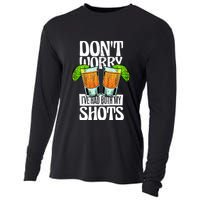 Don't Worry I Had Both My Shots Funny Tequila Drinking Cooling Performance Long Sleeve Crew