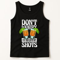 Don't Worry I Had Both My Shots Funny Tequila Drinking Tank Top