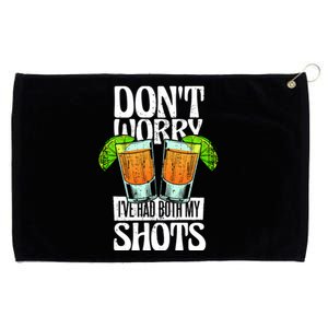 Don't Worry I Had Both My Shots Funny Tequila Drinking Grommeted Golf Towel