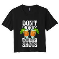 Don't Worry I Had Both My Shots Funny Tequila Drinking Crop Top