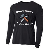 Don't Worry I Can Fix It! Funny Mechanic Ts Cooling Performance Long Sleeve Crew