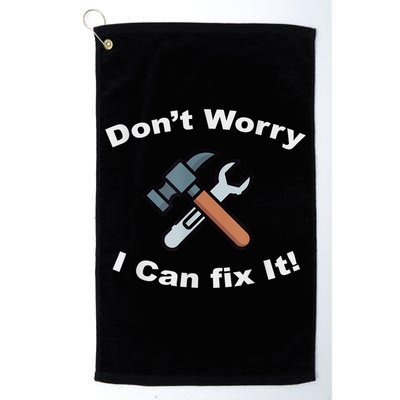Don't Worry I Can Fix It! Funny Mechanic Ts Golf Towel