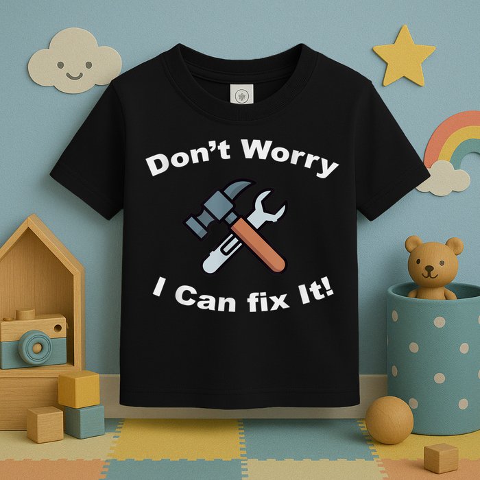 Don't Worry I Can Fix It! Funny Mechanic Ts Toddler T-Shirt