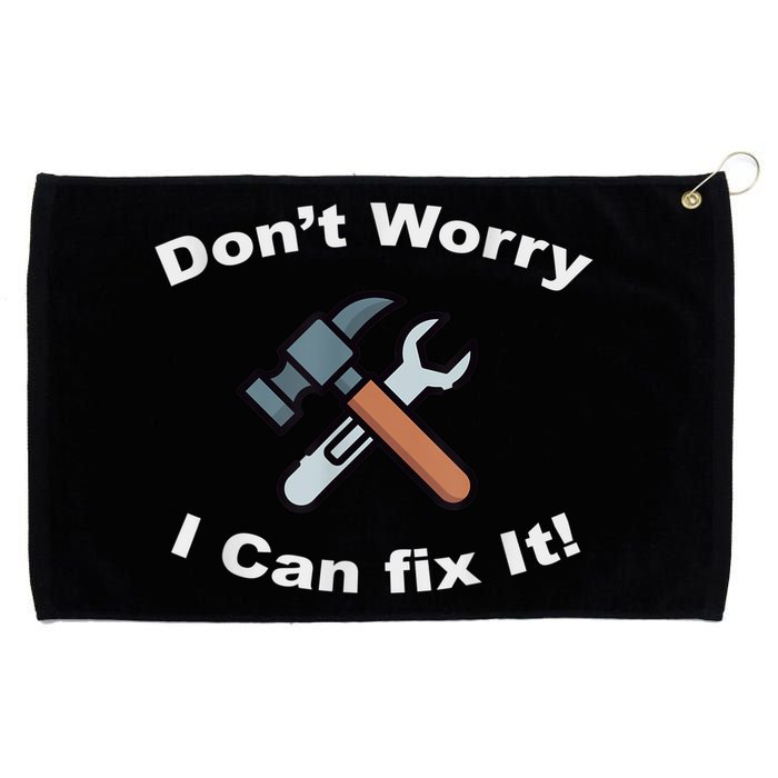 Don't Worry I Can Fix It! Funny Mechanic Ts Grommeted Golf Towel
