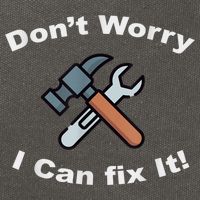 Don't Worry I Can Fix It! Funny Mechanic Ts Cotton Canvas Backpack
