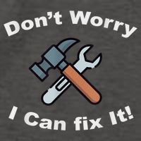 Don't Worry I Can Fix It! Funny Mechanic Ts Vector Backpack