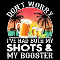Don't Worry I've Had Both My Shots Booster Summer Sunset Gift City Backpack