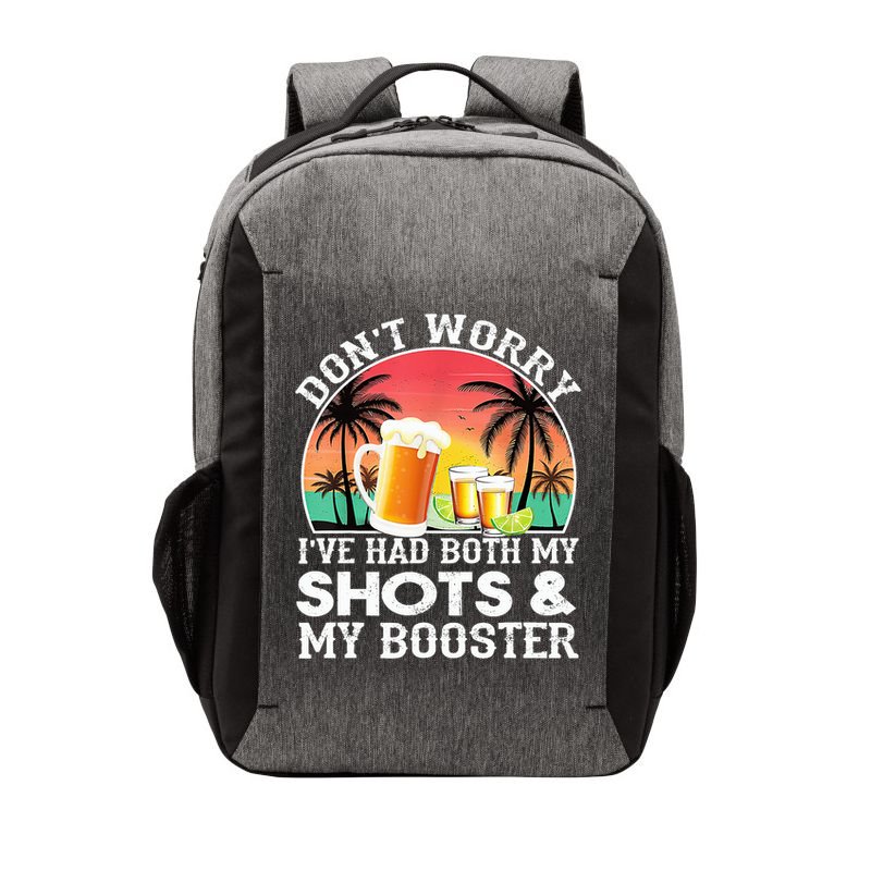 Don't Worry I've Had Both My Shots Booster Summer Sunset Gift Vector Backpack