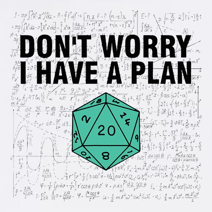DonT Worry I Have A Plan Funny Dungeon Chaotic Dragon Button